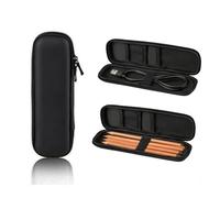 Zernavith 1Pc Small Pencil Case,Hard Shell Pen Case Pouch Waterproof PU Pencils Case,Stylus Penl Case,Multifunctional Zipper Bag for Stationery Office Supplies Storage