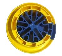 Zernavith Cable Management Tool,Wire Bundler,Durable Wire Organizing Tool,Cable Organiser Tool,Cable Comb,Category 5/6 Universal Cabling Cable Dresser,Keep Cables Organized,Easy to Use (Yellow+Blue)