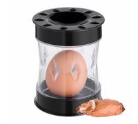 Zernblend Egg Cutter, Black Egg Opener, Egg Separator, Egg Peeler, New Peeler for Hard-Boiled Eggs, Shake to Open The Shell, Christmas, Kitchen Helper