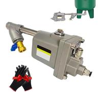 Zero Air Loss Automatic Drain Valve, Auto Drain Valve for Air Compressor, 1.6Mpa Automatic Drainer with Pre-Filter Valve for Compressor Air Tank, Quick Drainage, No Electricity Required (Silver)