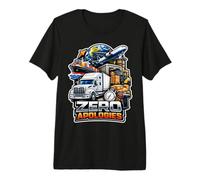 Zero Apologies Global Logistics Statement Premium T-Shirt