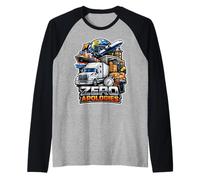 Zero Apologies Global Logistics Statement Raglan Baseball Tee