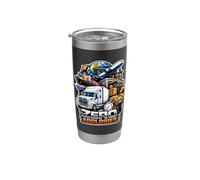 Zero Apologies Global Logistics Statement Stainless Steel Insulated Tumbler