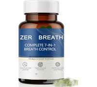 Zero Breath Bad Breath,Zero Breath 7-In-1 Bad Breath Solution,Breath Freshness In 14 Days,1 Pcs