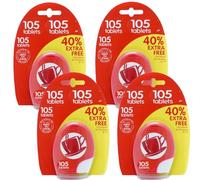 Zero Calorie Sweetener Tablets - 4 x Packs -105 Tablets Per Pack - Sugar Alternative for Tea & Coffee, Diabetic Friendly Diet Sweetener, Ideal for Weight Management & Healthy Living - cdrl