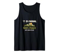 Zero Cell Signal, Full Peace Off-Grid Club Mountain Hiking Tank Top