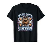 Zero Days Without Being A Hater Funny Cat Meme Attitude T-Shirt