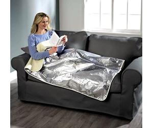 Zero Degree Ultimate Heat Retaining Blanket - 146 x 94cm Soft, Lightweight, Reversible & Water-Resistant Polyester Fleece Throw - Perfect for the Sofa, Bed, Camping, Sports & Outdoor Events