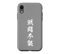 Zero Energy Complete Exhaustion Japanese Kanji Graphic Case for iPhone XR