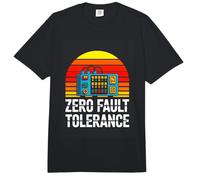Zero Fault Tolerance Electronics Engineer Humor Comfort Colors Adult Heavyweight T-Shirt