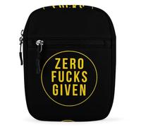 Zero Fcks Given Mini Crossbody Bag Unisex Anti-Theft Side Shoulder Bags Travel Small Messenger Bag