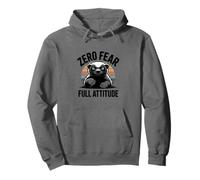 Zero Fear Full Attitude Honey Badger Pullover Hoodie