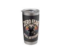 Zero Fear Full Attitude Honey Badger Stainless Steel Insulated Tumbler