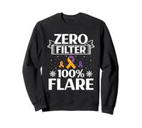 Zero Filter 100% Flare - Psoriasis Awareness Sweatshirt