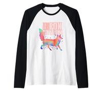Zero Fox Given Colorful Pun Humor Design Raglan Baseball Tee