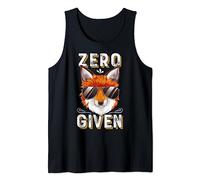Zero Fox Given Funny Pun Animal Lover Men Women I Love Foxes Tank Top
