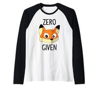Zero Fox Given Raglan Baseball Tee