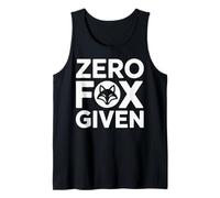 Zero Fox Given Typography with Subtle Fox Tank Top