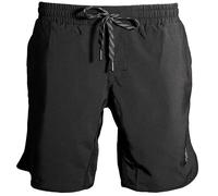 Zero Foxtrot Mens Athletic Zero Shorts, Gym, Workout, Running, or Casual - 9 Inch Inseam, Solid Black, Small