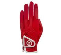 Zero Friction Ladies Cabretta Elite Left Hand Golf Glove, One Size, Red