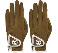 Zero Friction Ladies Cabretta Elite Left Hand Golf Glove, One Size, Tan (Pack of 2)