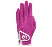 Zero Friction Ladies Cabretta Elite Left Hand Regular Golf Glove, One Size, Pink