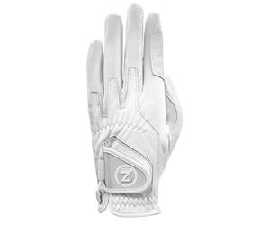 Zero Friction Ladies Cabretta Elite Left Hand Regular Golf Glove, One Size, White