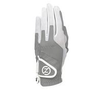 Zero Friction Ladies Compression-Fit Synthetic Left Hand Golf Glove, One Size, Grey