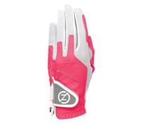 Zero Friction Ladies Performance Left Hand Synthetic Golf Glove, One Size, Pink