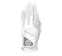 Zero Friction Ladies Performance Left Hand Synthetic Golf Glove, One Size, White