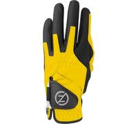 Zero Friction Men's Compression Synthetic Right Hand Universal Fit Golf Glove, One Size, Yellow, GL00026