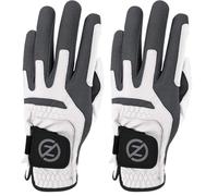 Zero Friction Men's Ultra Tac Left Hand Universal-Fit Golf Glove, White (Pack of 2)