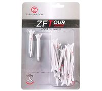 Zero Friction Unisex's Tour 3-Prong Golf Tees 20 Pack, 1-3/4 Inch Size, White, One Size,ZT10020