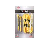 Zero Friction Unisex's Tour 3-Prong Golf Tees 30 Pack, 3-1/4 Inch Size, Yellow, One, ZT15004