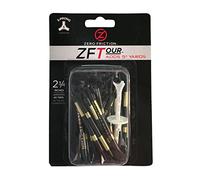 Zero Friction Unisex's Tour 3-Prong Golf Tees 40 Pack, 2-3/4 Inch Size, Black, One, One Size, ZT10005