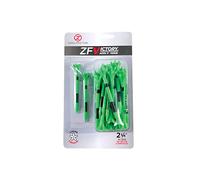 Zero Friction Unisex's Victory 5-Prong Golf Tees 40 Pack, 2-3/4 Inch Size, Green, One, ZV10001