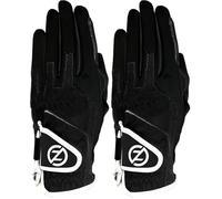 Zero Friction Women's Compression Fit Left Hand Golf Glove, Black (Pack of 2)