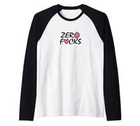 Zero Fucks Funny Cute Bodybuilding Gym Rat Birthday Gift Raglan Baseball Tee