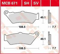 Zero FX ZF6.5 2016-2017 TRW Ceramic Brake Pads MCB671