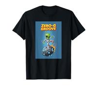 Zero G Groove Alien Dance Funny Sci-Fi Meteorite Party Art T-Shirt