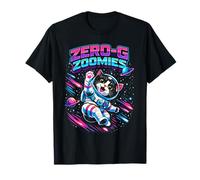 Zero-G Zoomies | Space Cat | Galaxy Humor T-Shirt