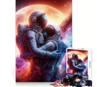 Zero Gravity Hug Jigsaw Puzzle 1000 Piece for Adults Strategic Think Peaceful Escape Precise Fit Lovely Gift (38x26cm)