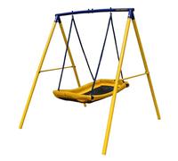 Zero Gravity Kids Swing Set With Sturdy Metal Frame. Garden Fun For Up To 2 Children (Magic Carpet)
