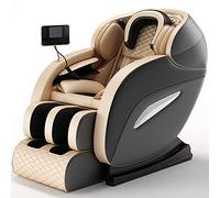 Zero gravity massage chair with Thai yoga stretching, 3D technology, acupressure & heating - Bluetooth-enabled recliner for ultimate relaxation
