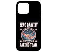 Zero Gravity Racing Team Explore The Unknown Retro Space Case for iPhone 16 Pro Max
