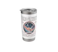 Zero Gravity Racing Team Explore The Unknown Retro Space Stainless Steel Insulated Tumbler