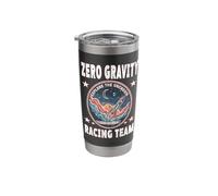 Zero Gravity Racing Team Explore The Unknown Retro Space Stainless Steel Insulated Tumbler