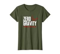 Zero Gravity Star of The Bar - Street Workout Calisthenics T-Shirt, Women, Olive Green, Large