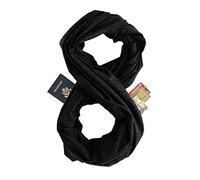 Zero Grid Infinity Travel Scarf Loop with Hidden Zipper Pockets for Passport, Phone, Cash, Cards, Midnight, One-Size