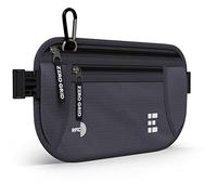 Zero Grid Money Belt w/RFID Blocking - Concealed Travel Wallet & Passport Holder